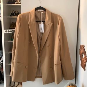 Oversized camel blazer - NWT